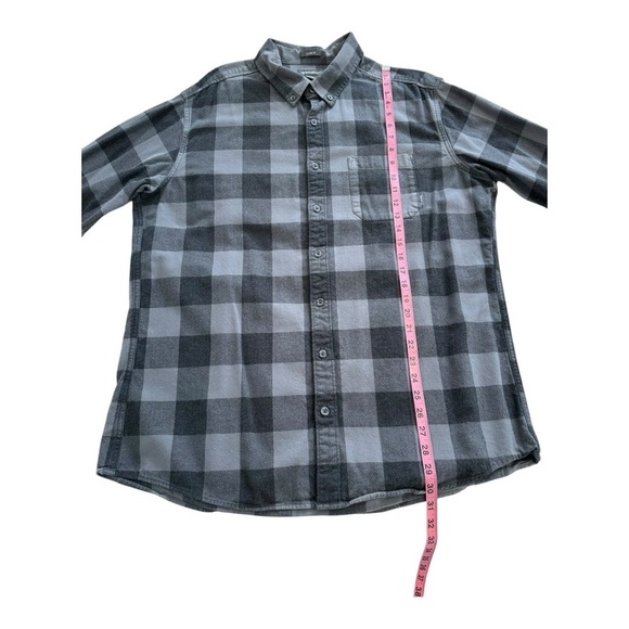 Eddie Bauer Flannel Buffalo Check Button Down Long Sleeve Shirt - Size XLT - Picture 11 of 13